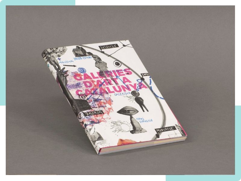 Livre d'art imprimé pour la galerie d'art de Catalogne