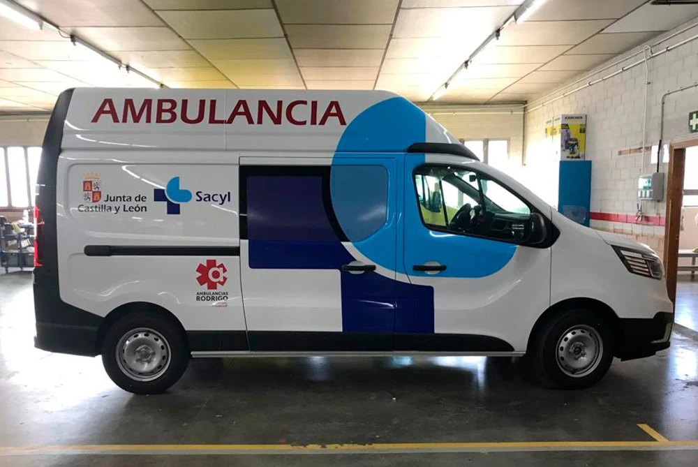 Rotulación de vehículos ambulancia CeGe