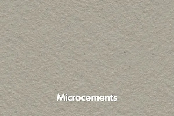 TECNIcart microcements Sectors and applications CeGe