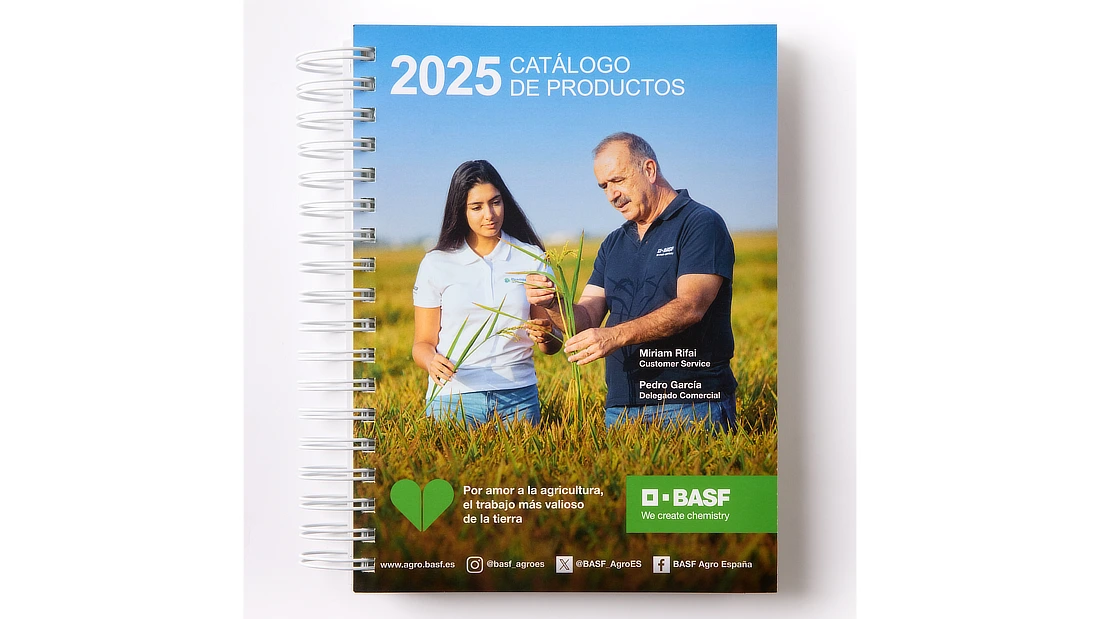 Couverture du catalogue de produits phytosanitaires BASF 2025, conçu et produit par CeGe.